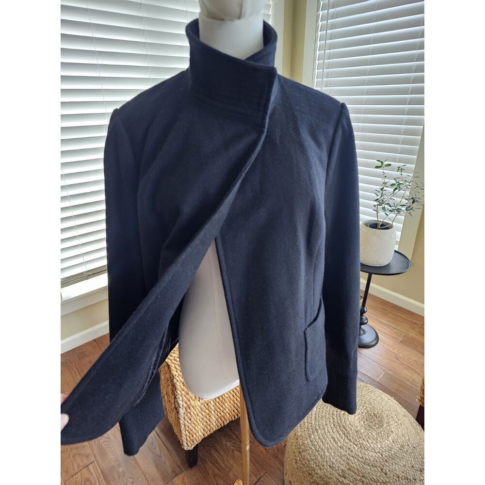 Old Navy Women’s Black Two Button Open Front Wool… - image 4